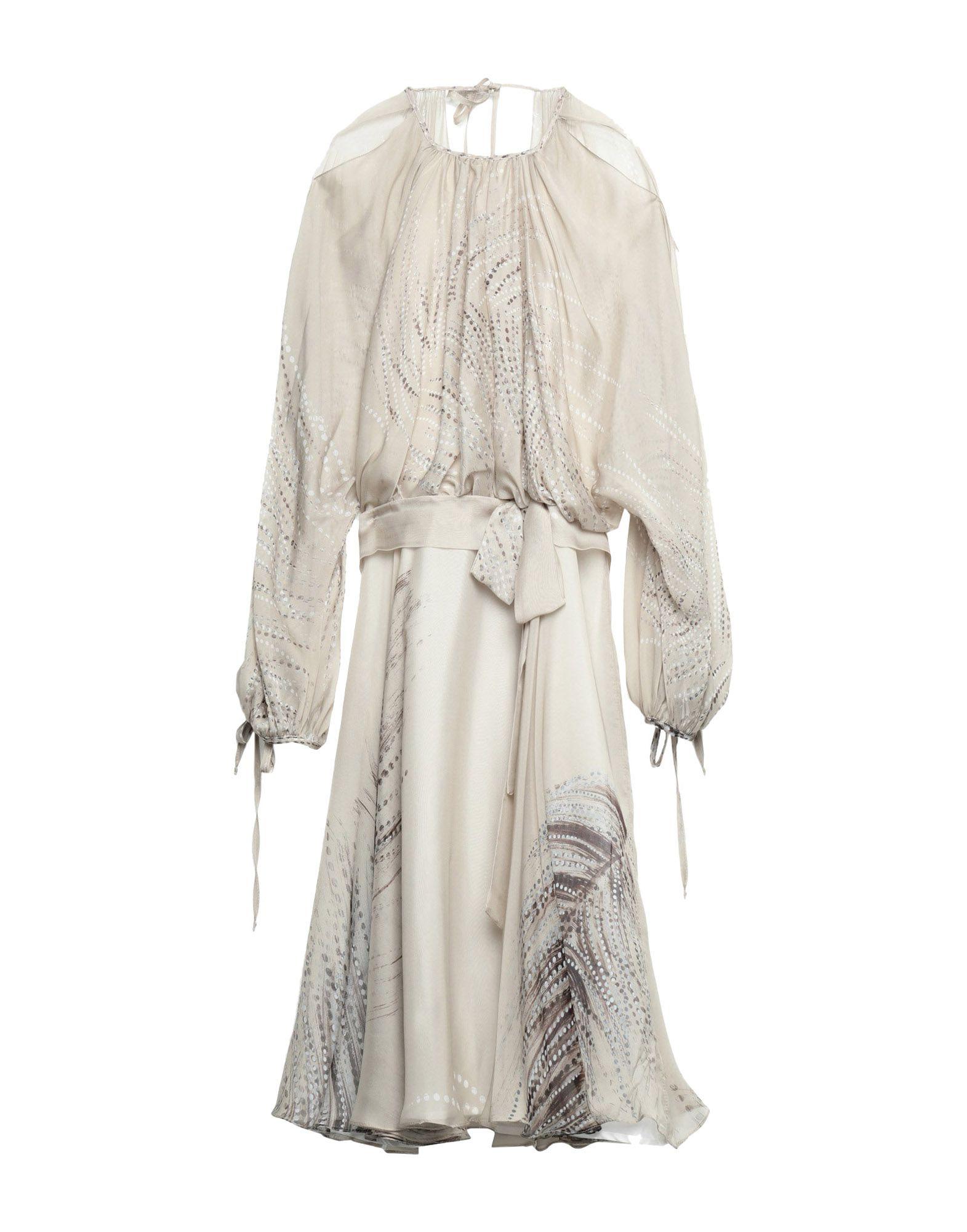 Платье до колена  - Бежевый цвет