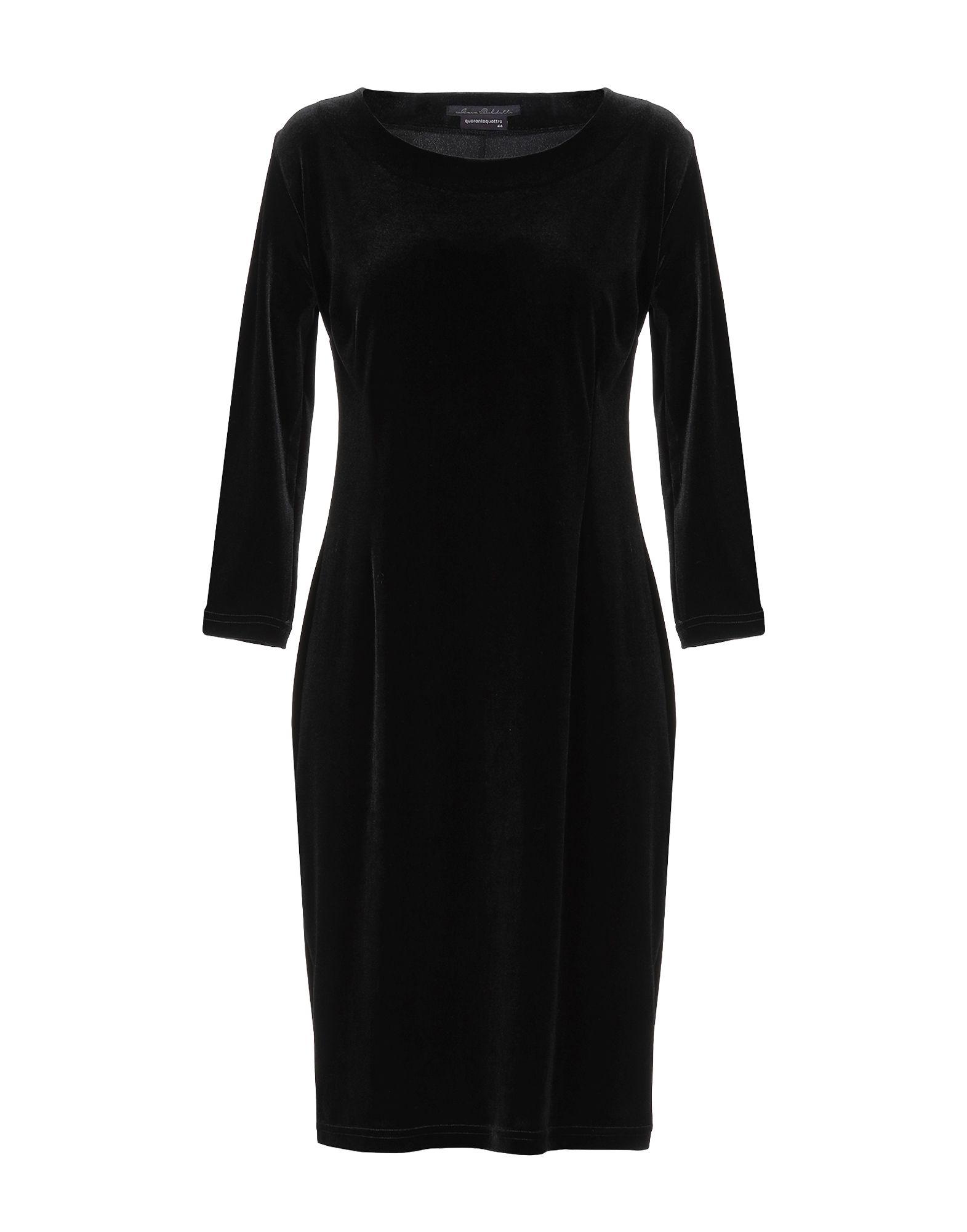 Платье до колена  - Коричневый,Черный цвет