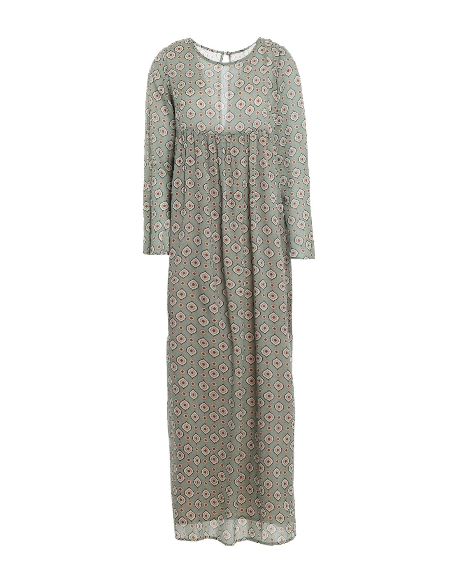 Длинное платье  - Зеленый цвет