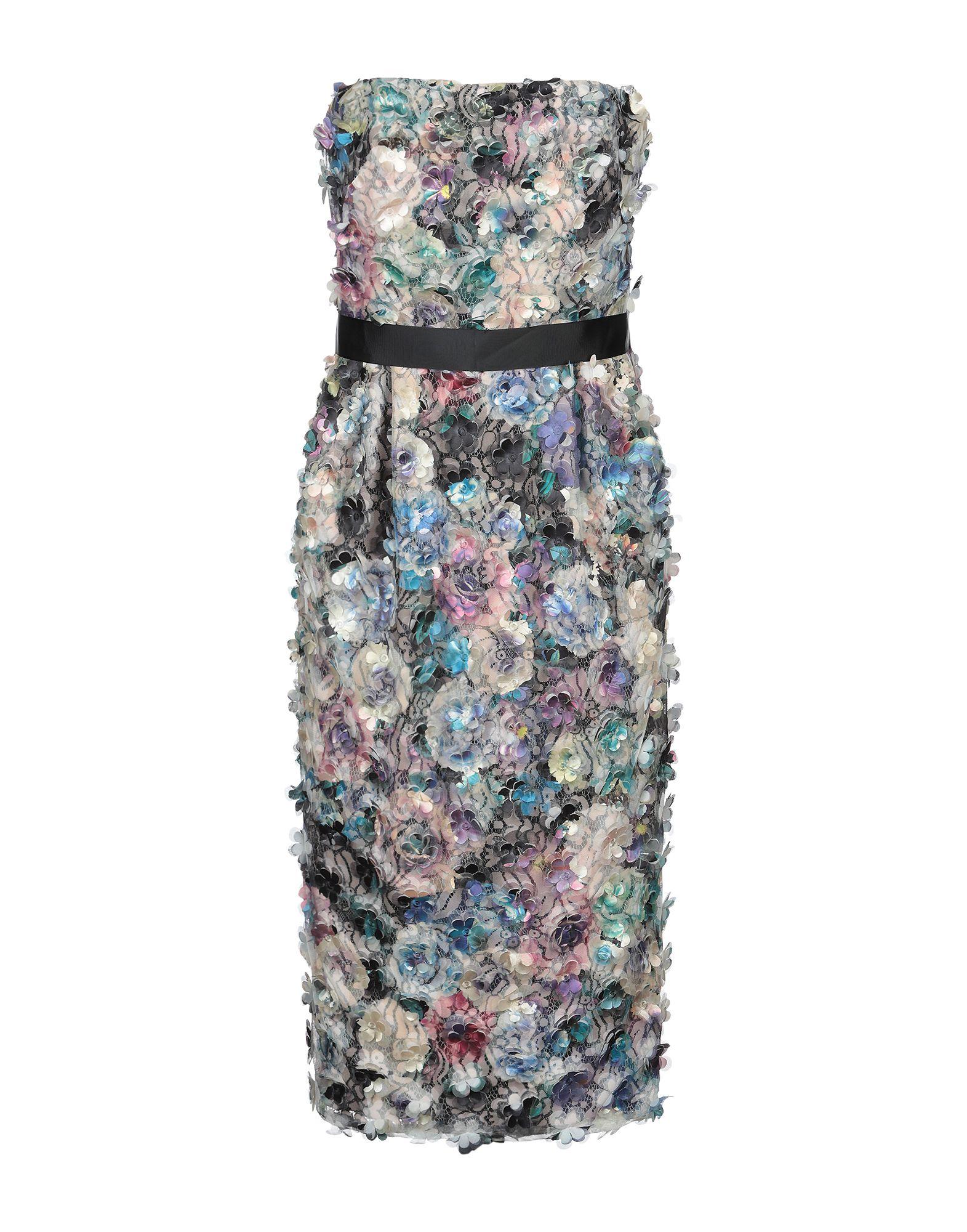 Платье до колена  - Черный цвет