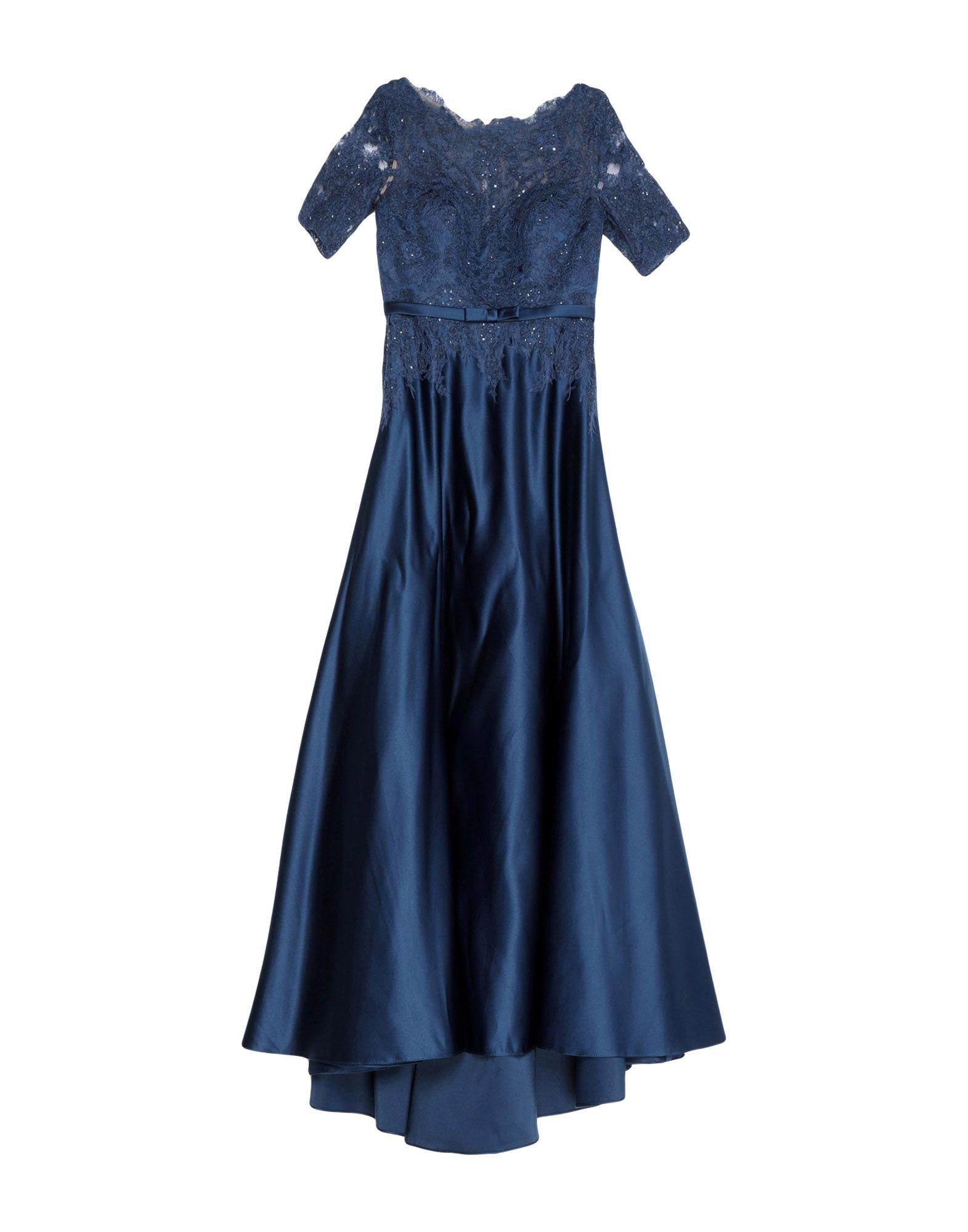 Длинное платье  - Синий цвет