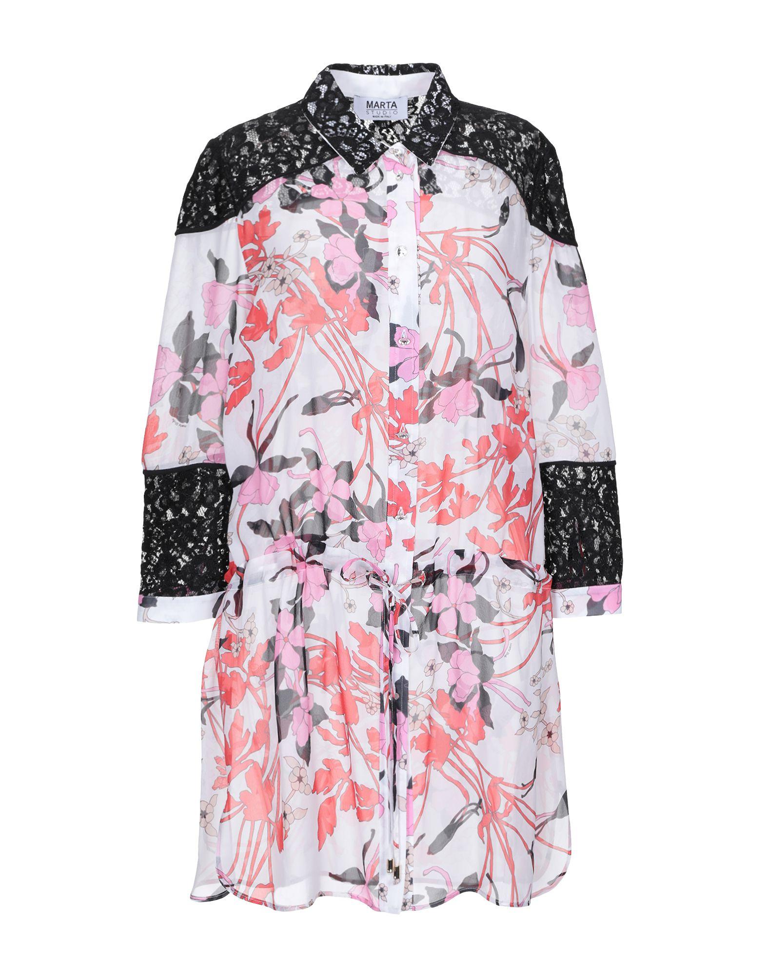 Короткое платье  - Красный,Синий цвет