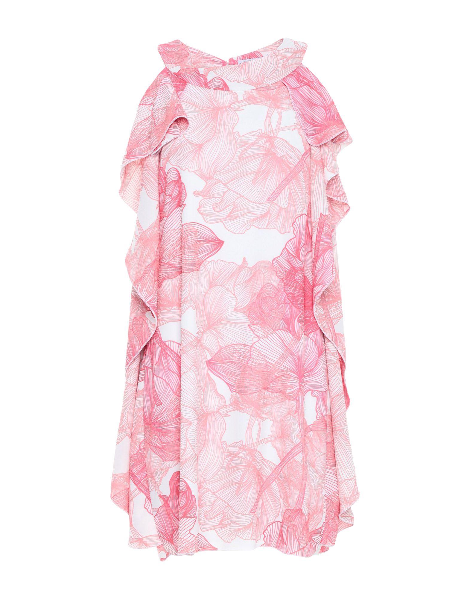 Короткое платье  - Розовый цвет