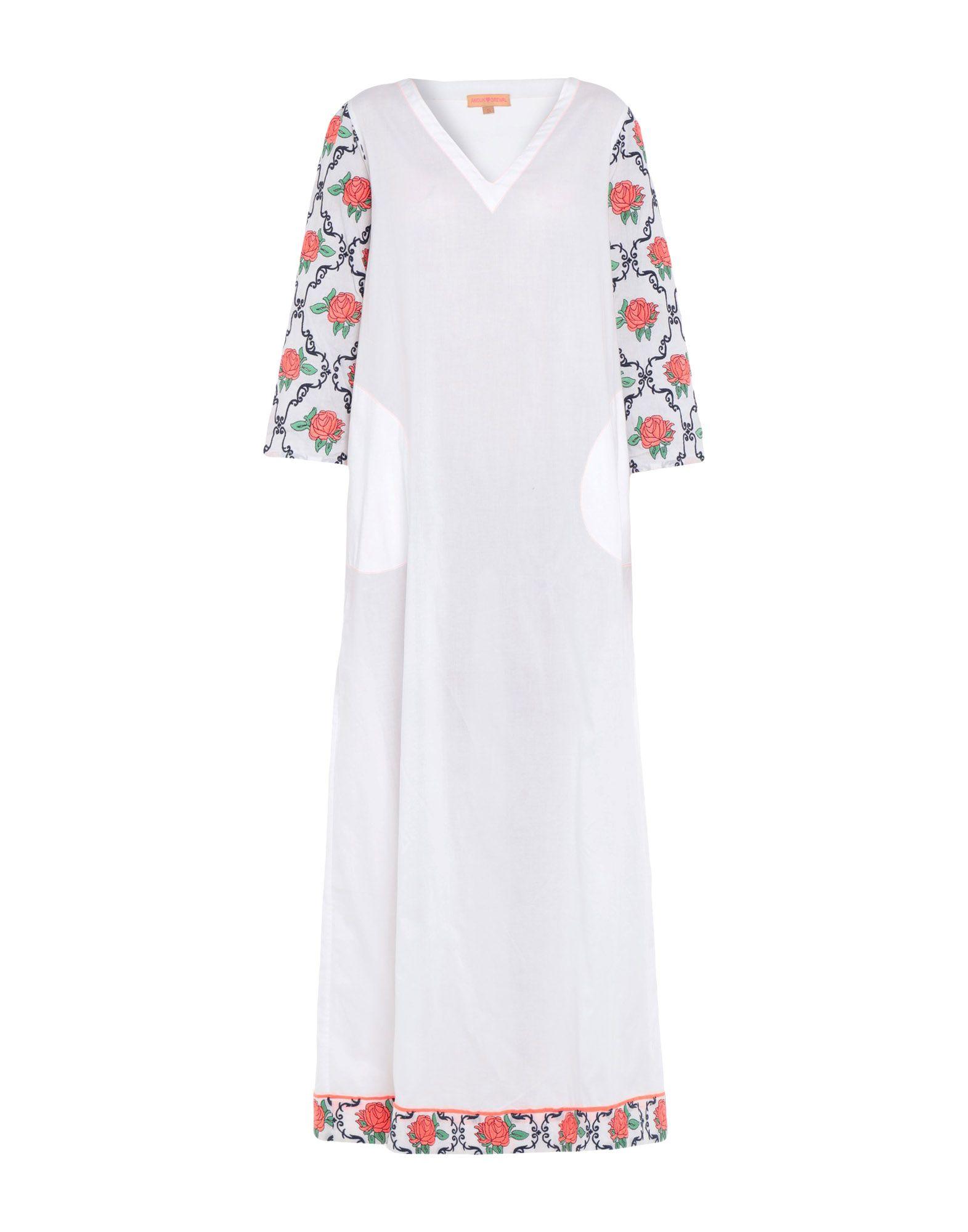 Длинное платье  - Белый цвет