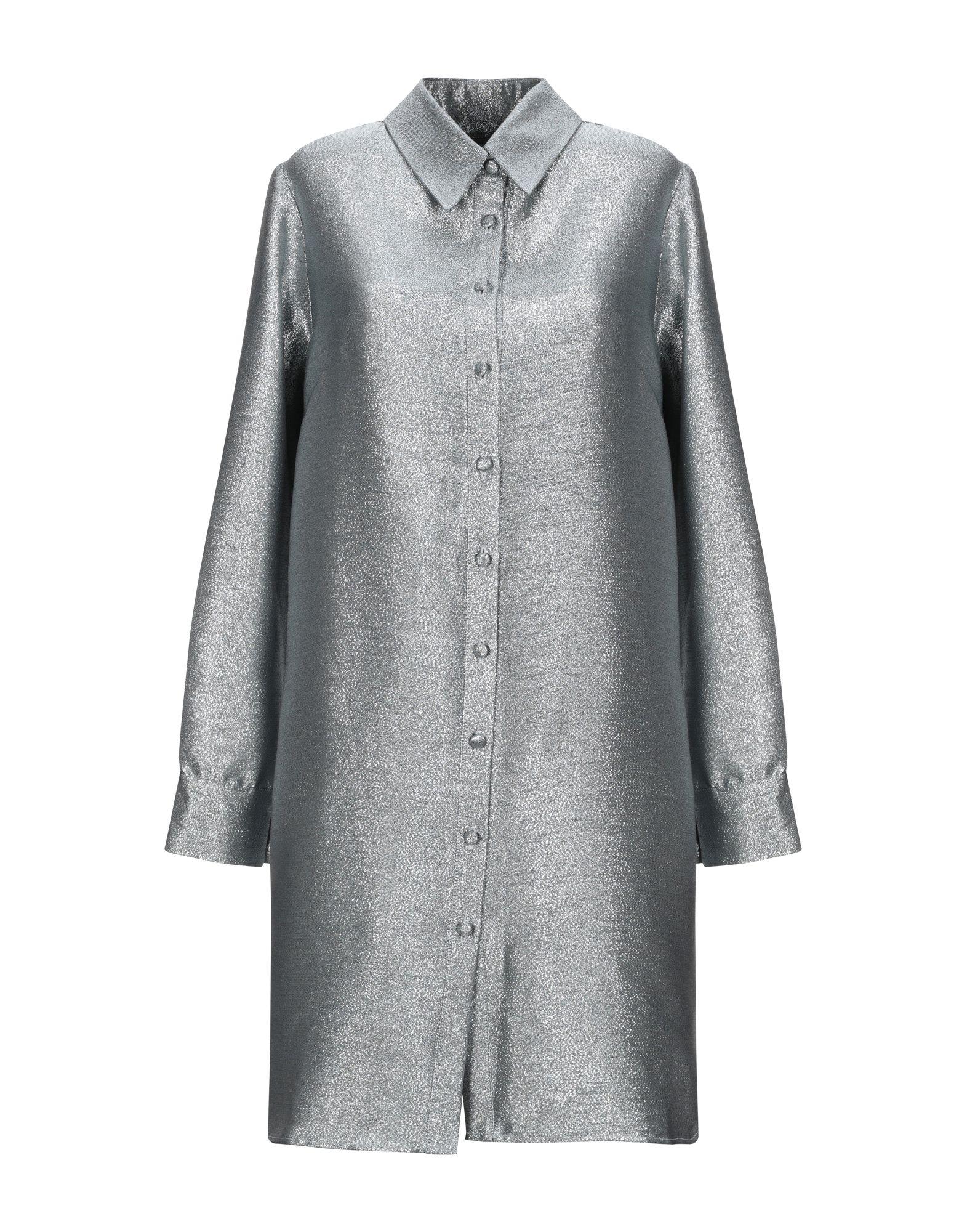 Короткое платье  - Серый цвет