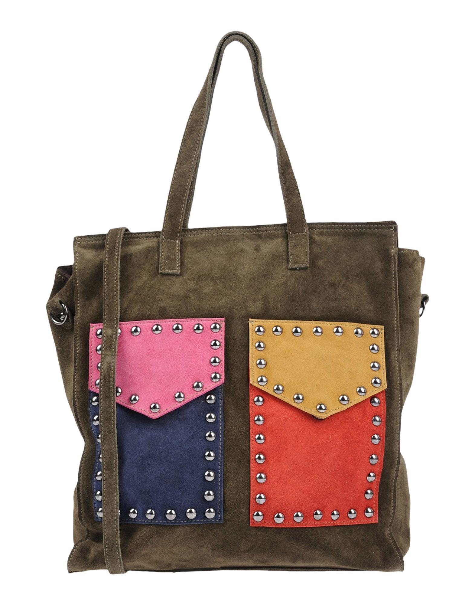 Сумка на руку  - Зеленый,Черный цвет