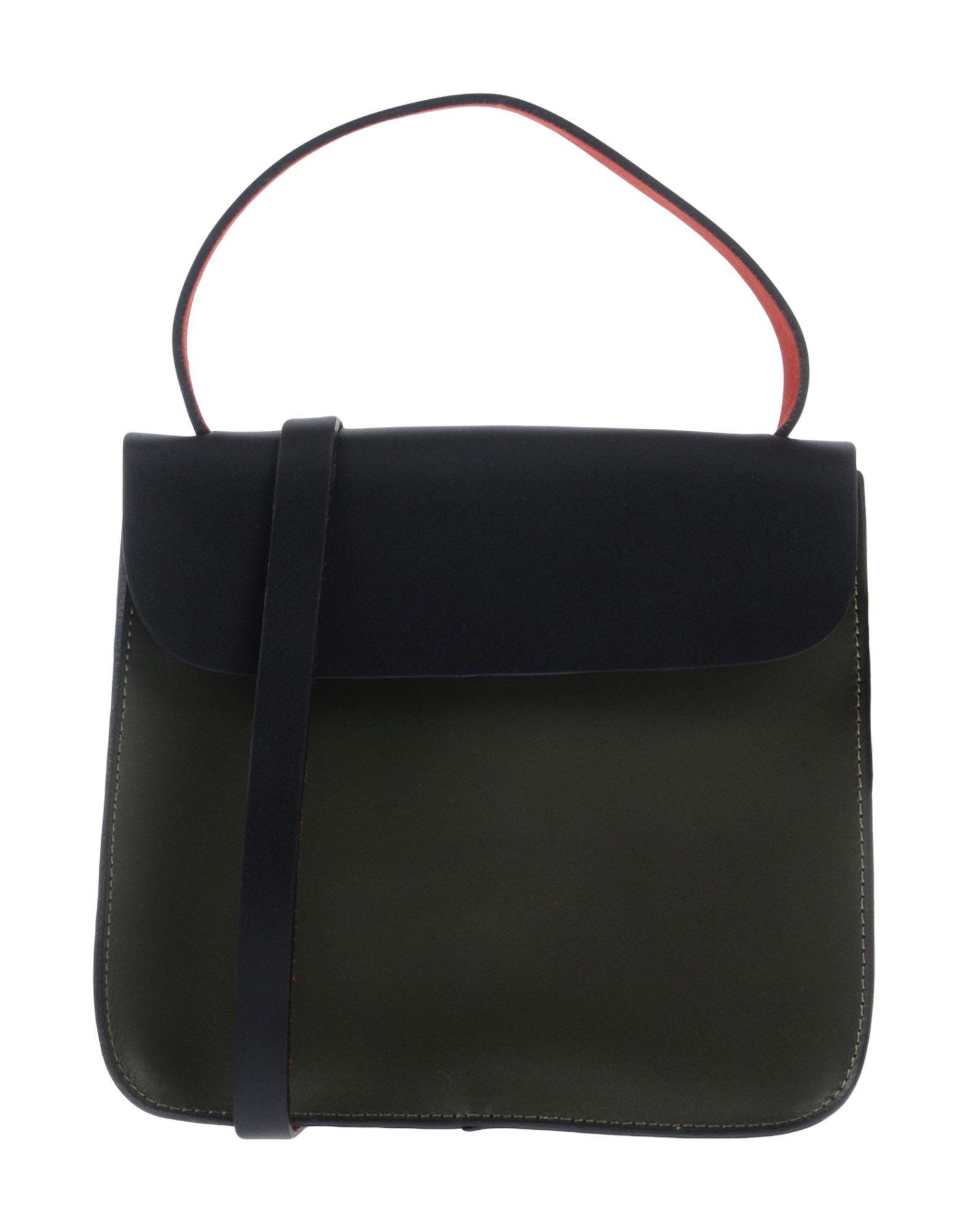 Сумка на руку  - Зеленый,Коричневый цвет