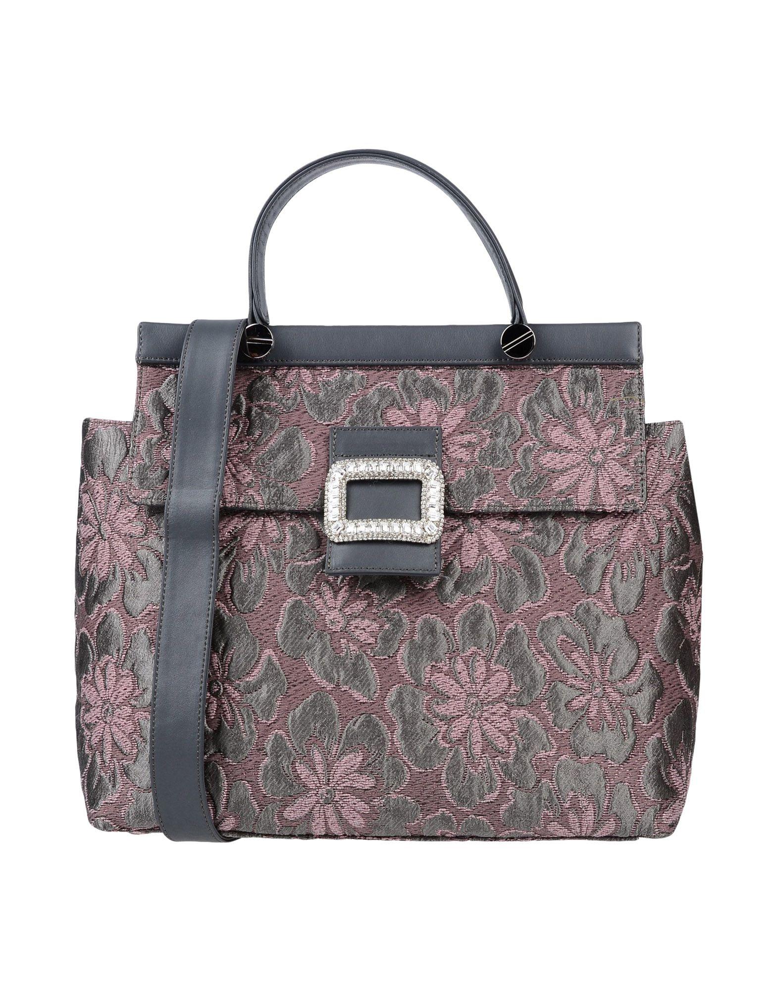 Сумка на руку  - Розовый,Серый цвет