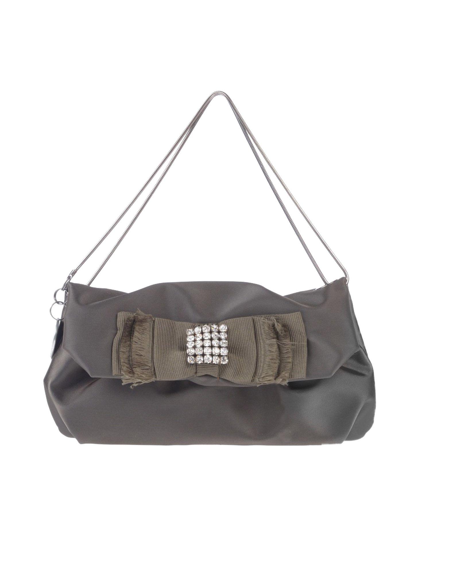 Сумка на руку  - Зеленый,Серый цвет