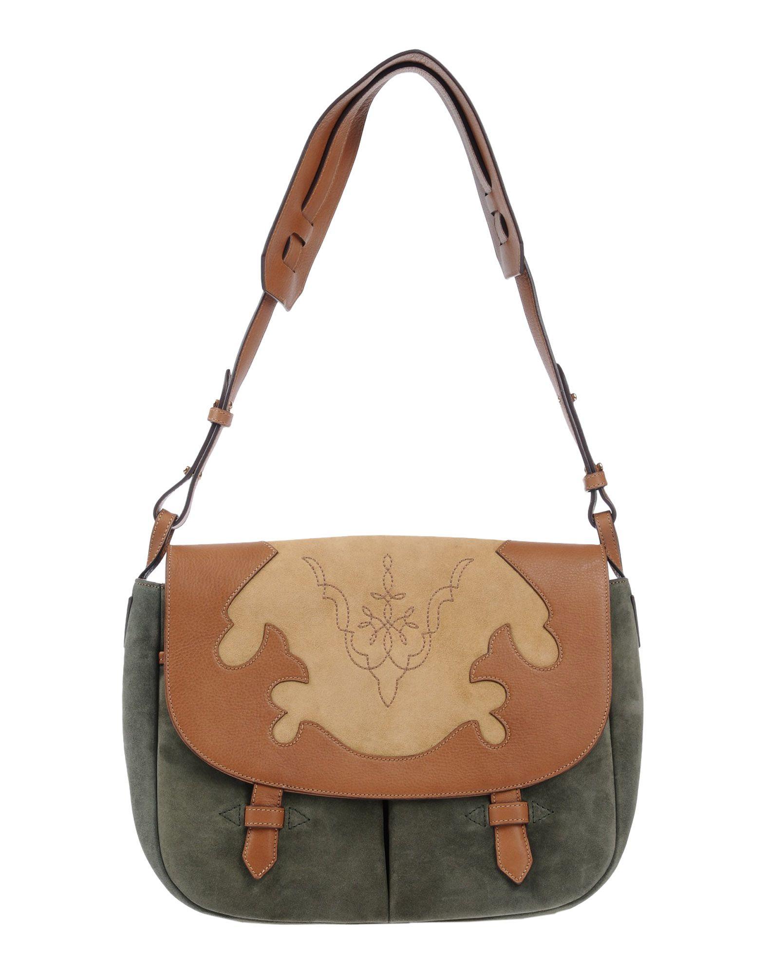 Сумка на плечо  - Коричневый цвет