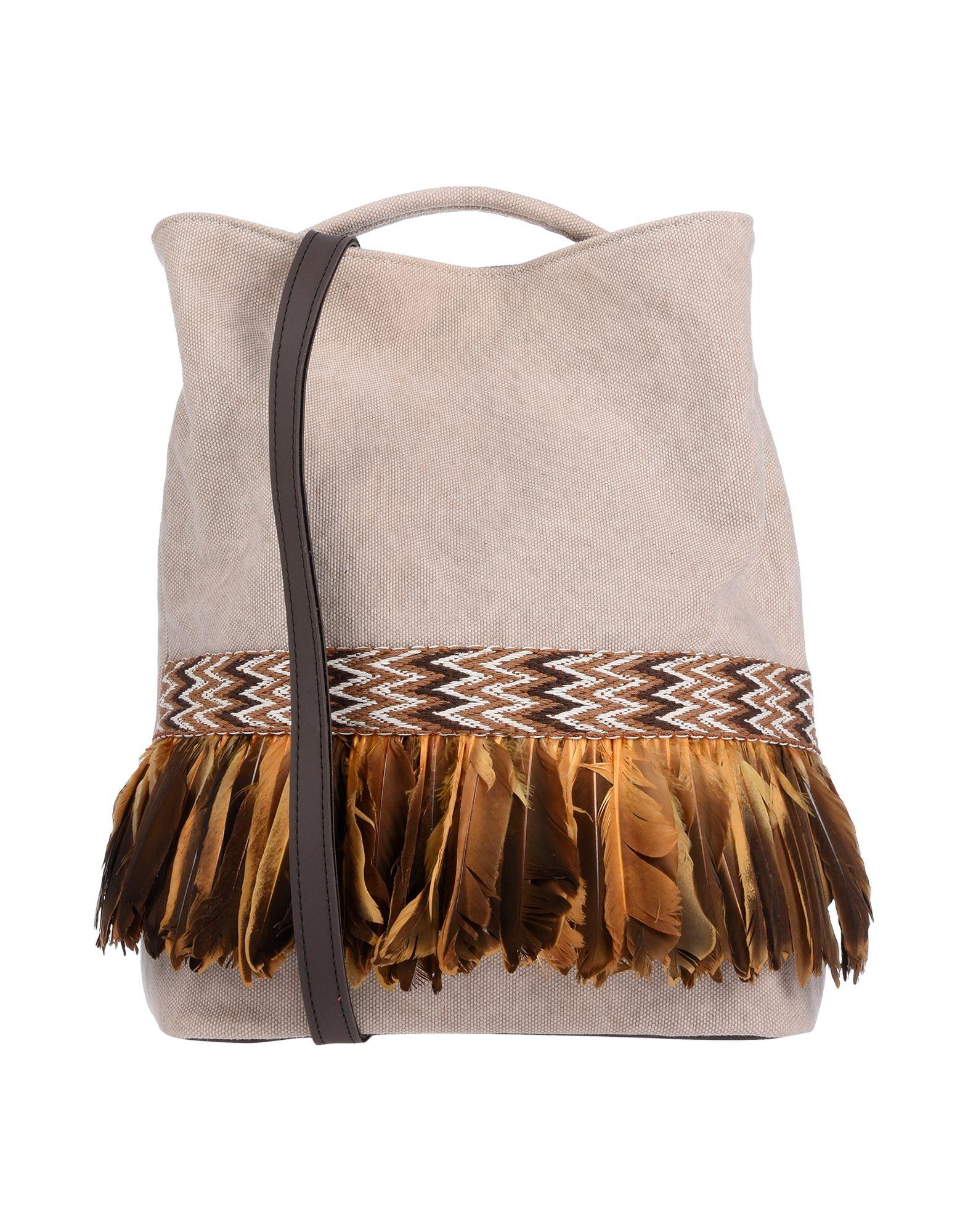 Сумка на руку  - Бежевый,Коричневый цвет