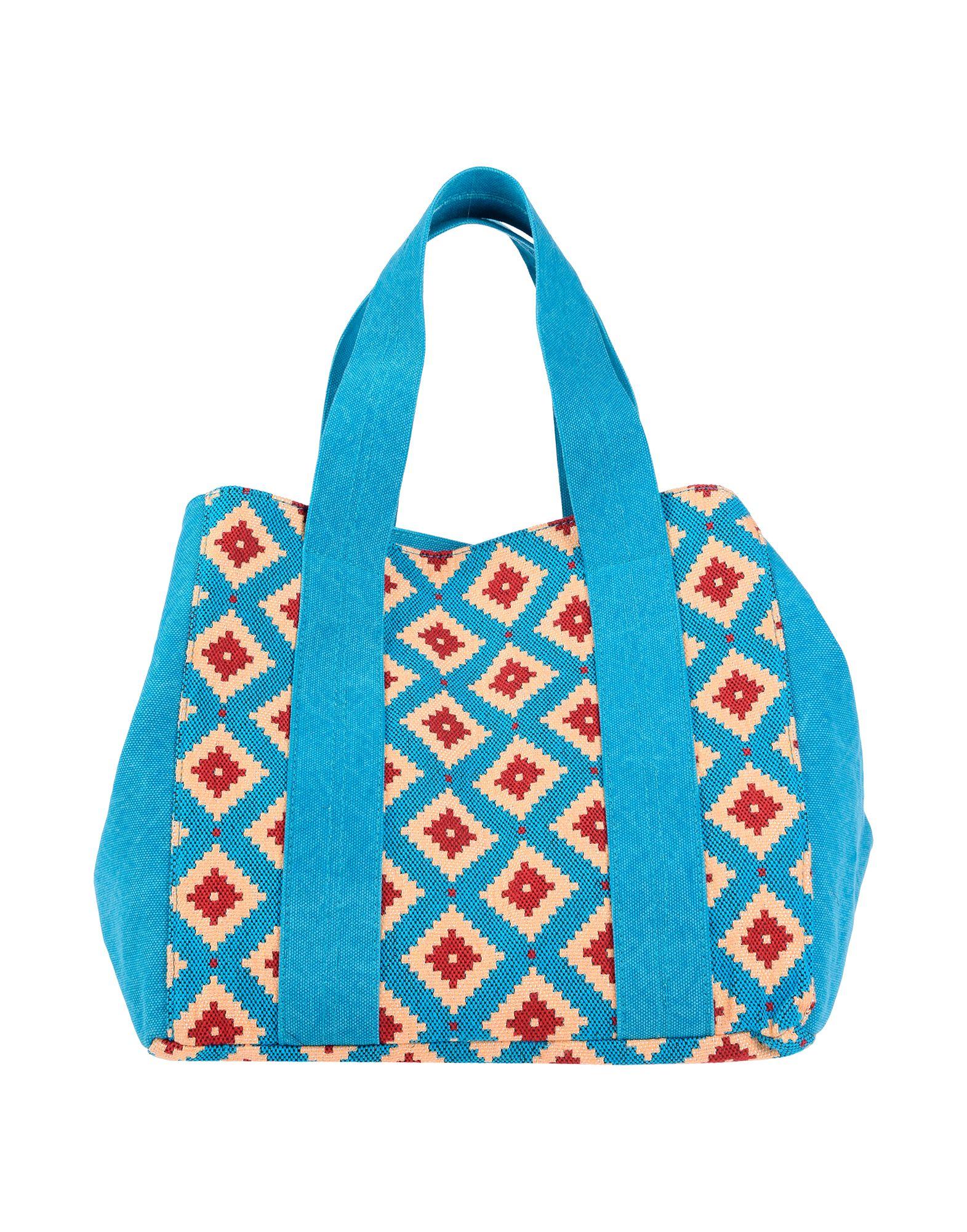 Сумка на руку  - Голубой,Красный цвет