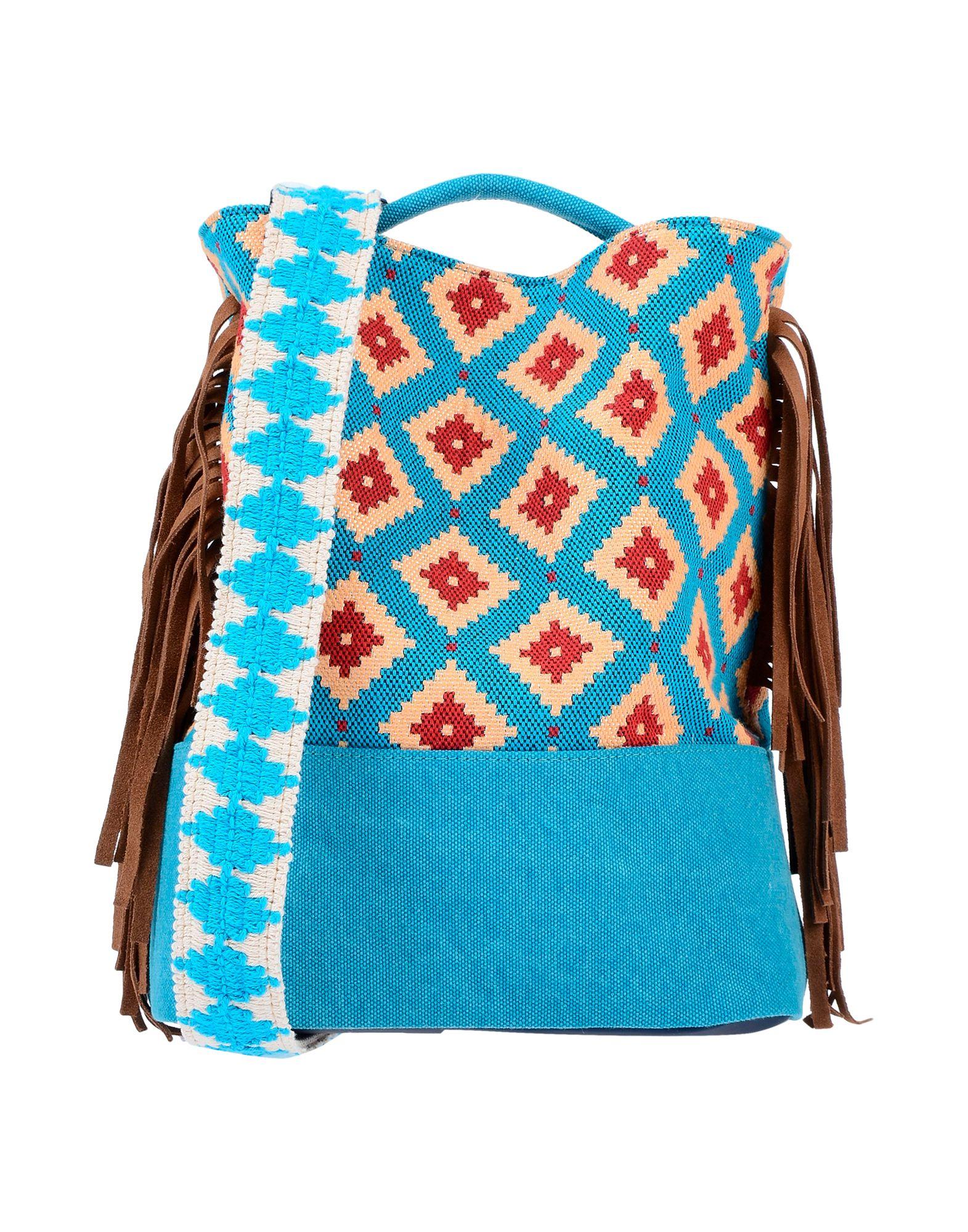 Сумка на руку  - Голубой,Желтый,Красный цвет