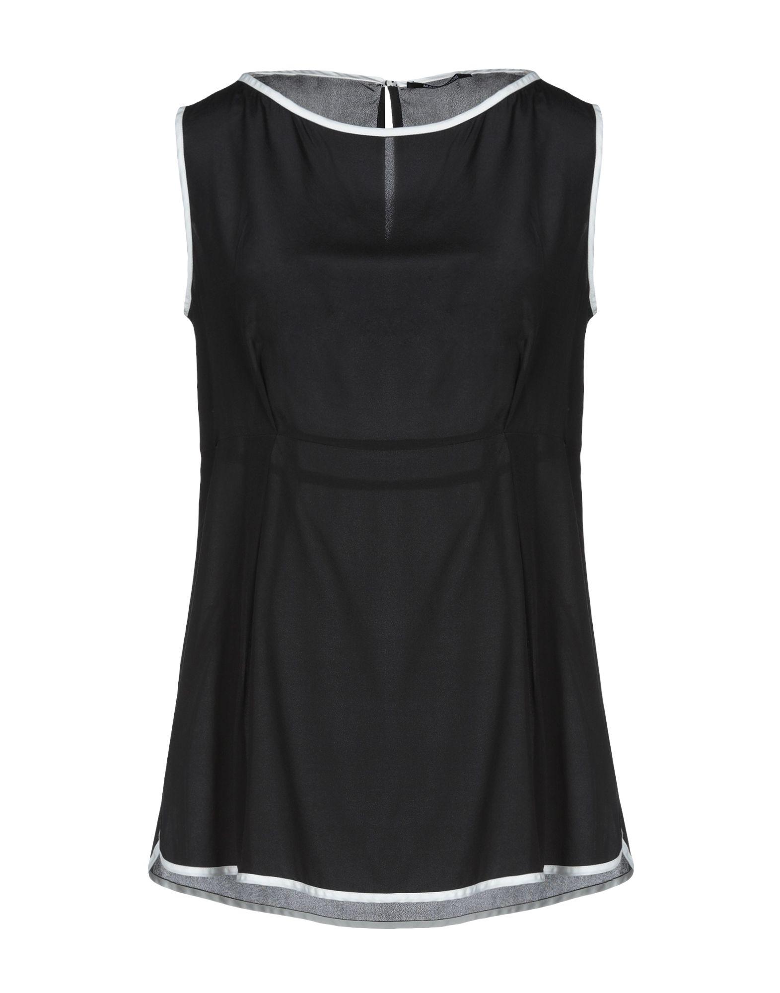 Топ без рукавов  - Черный цвет