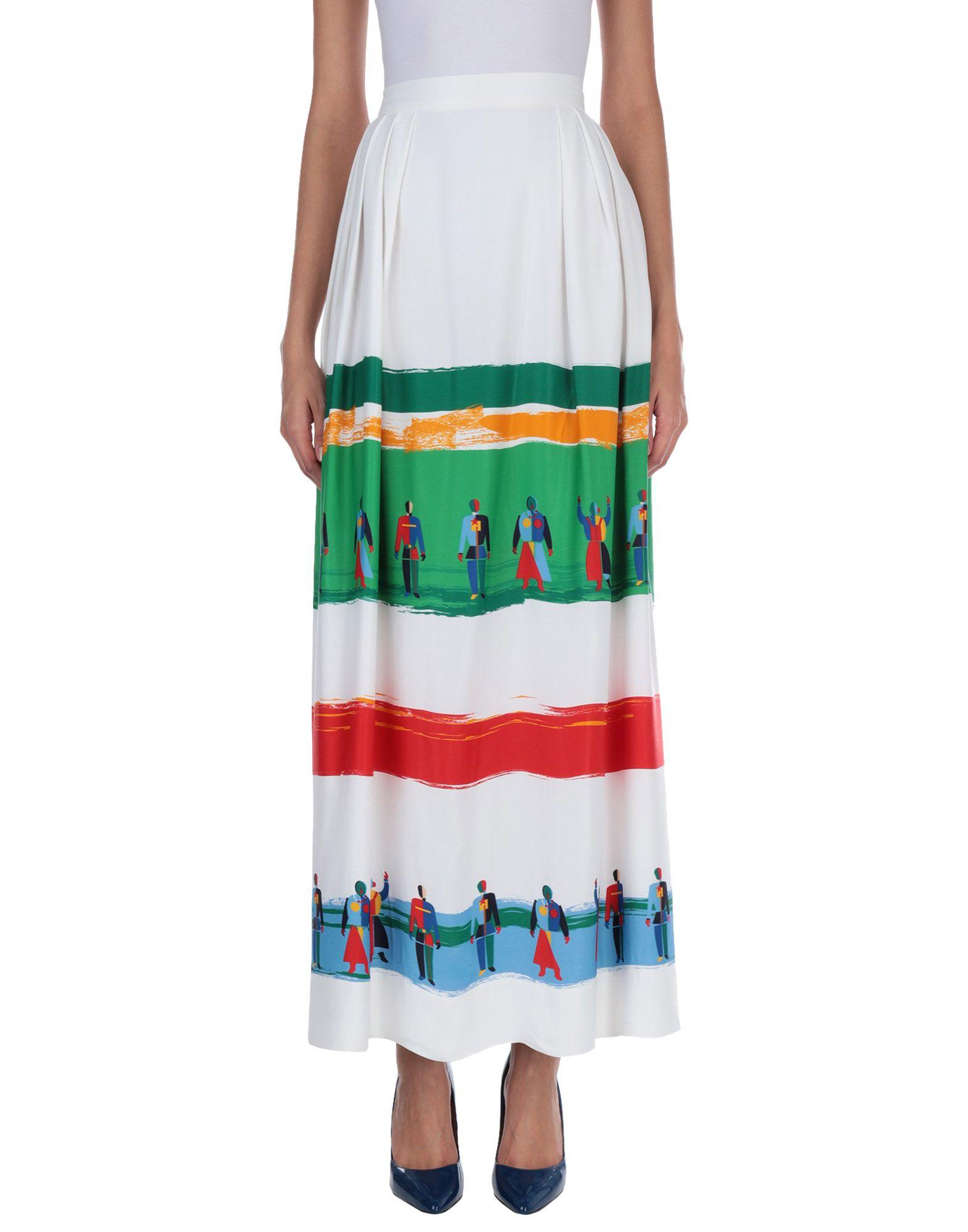 Длинная юбка  - Белый цвет