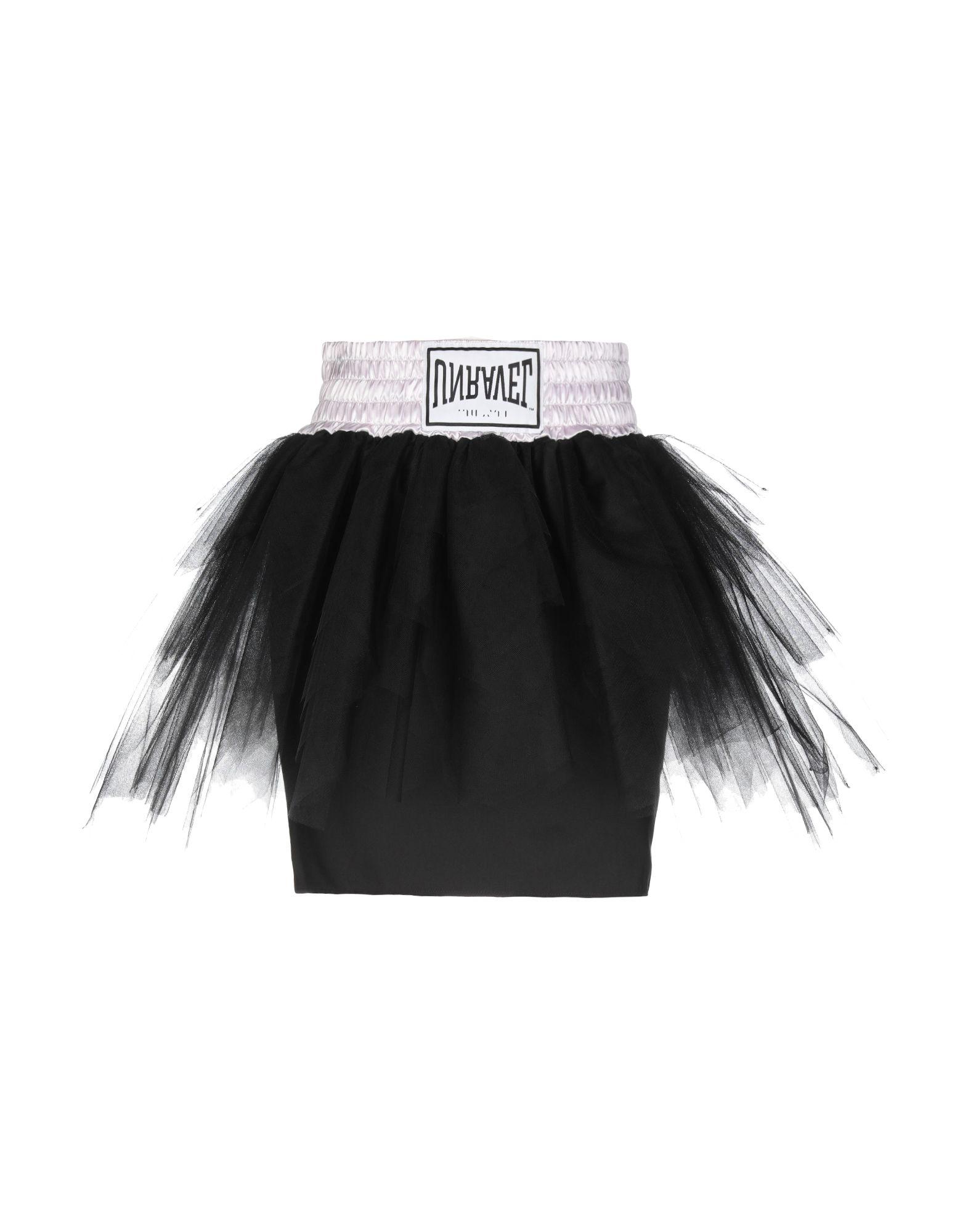 Мини-юбка  - Черный цвет