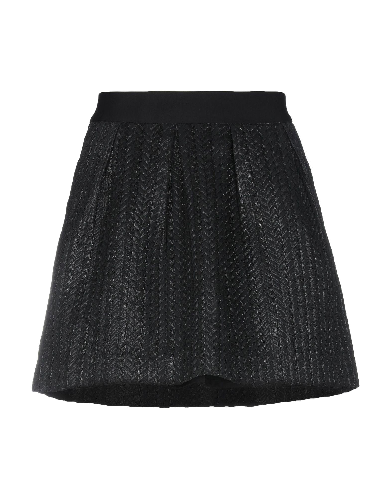 Мини-юбка  - Черный цвет