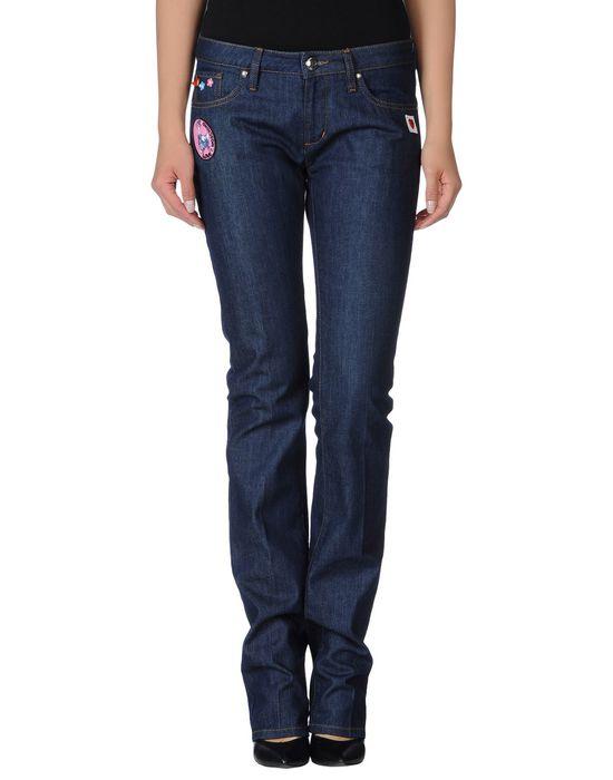 LOVE MOSCHINO Джинсовые брюки  Брюки LOVE MOSCHINO