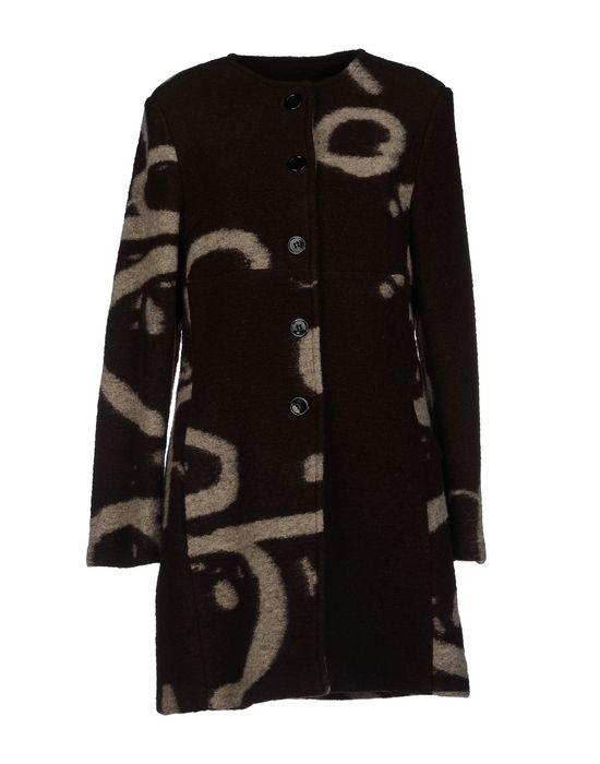 Пальто  - Темно-коричневый цвет