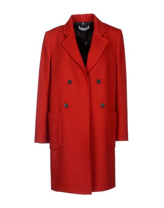 Пальто  - Черный,Красный цвет