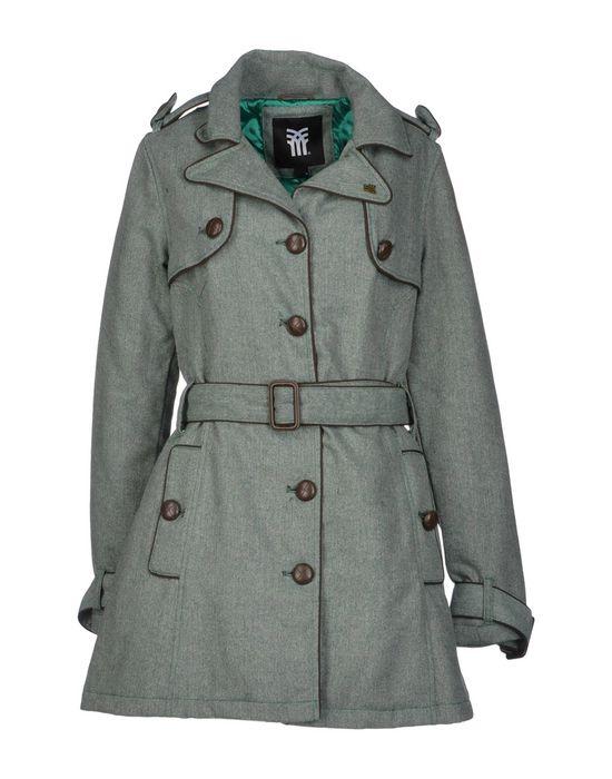 Пальто  - Светло-серый,Зеленый цвет