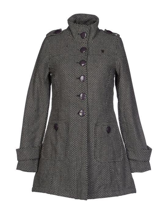 Пальто  - Красный,Серый цвет