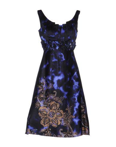 Платье до колена  - Тёмно-синий цвет