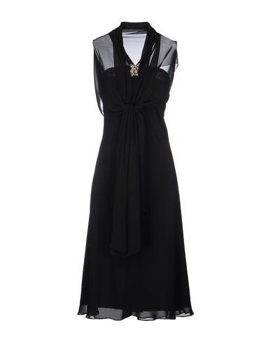 Платье до колена  - Черный цвет