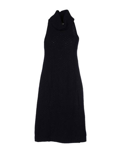 Платье до колена  - Тёмно-синий цвет