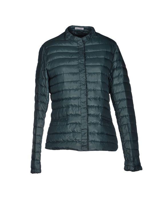 Пуховик  - Светло-серый,Темно-зеленый цвет