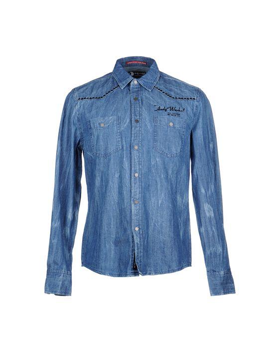 ANDY WARHOL BY PEPE JEANS Джинсовая рубашка  Рубашка ANDY WARHOL BY PEPE JEANS